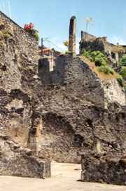 St. Pierre - Ruinen vom Vulkanausbruch